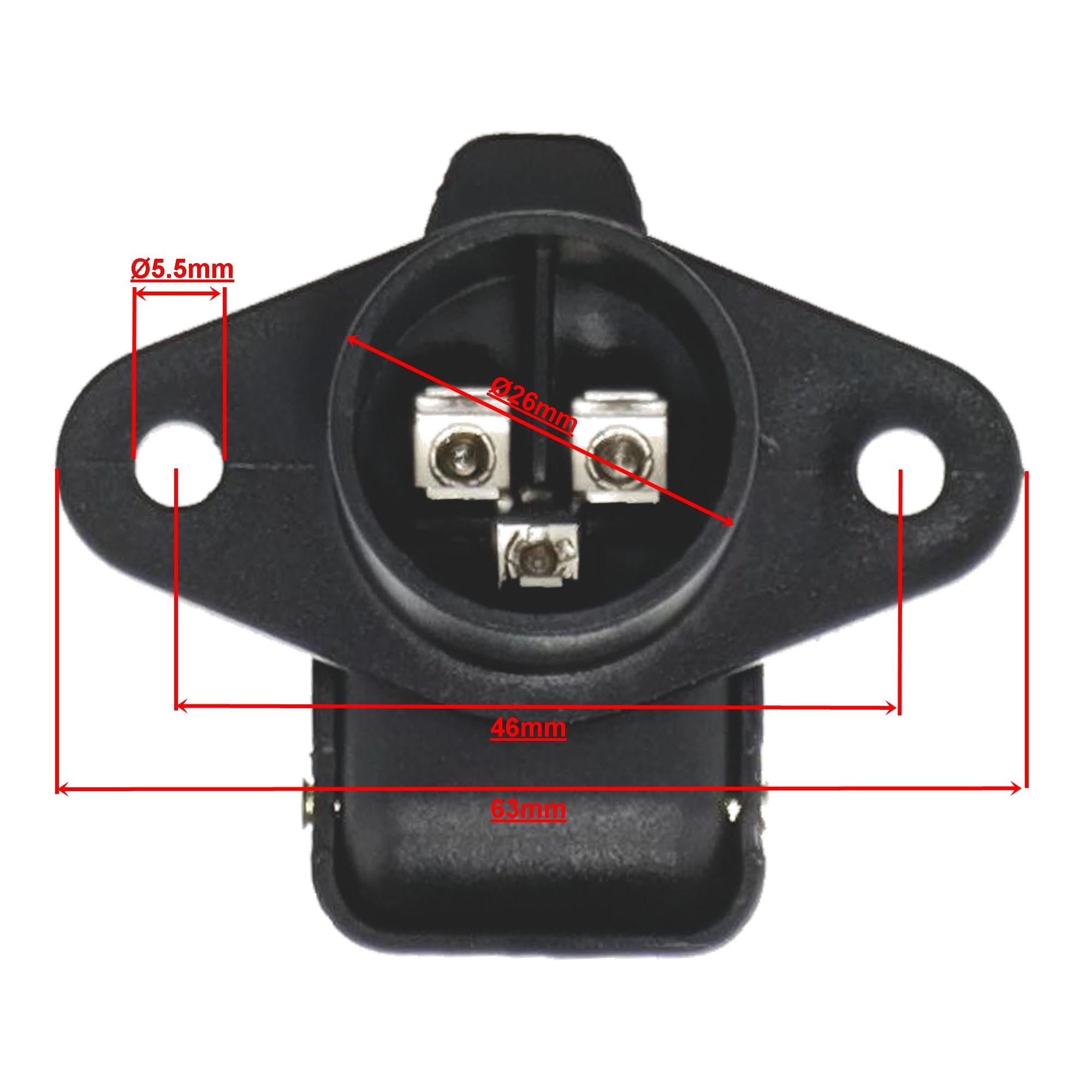 Steckdose 3-polig nach DIN 9680