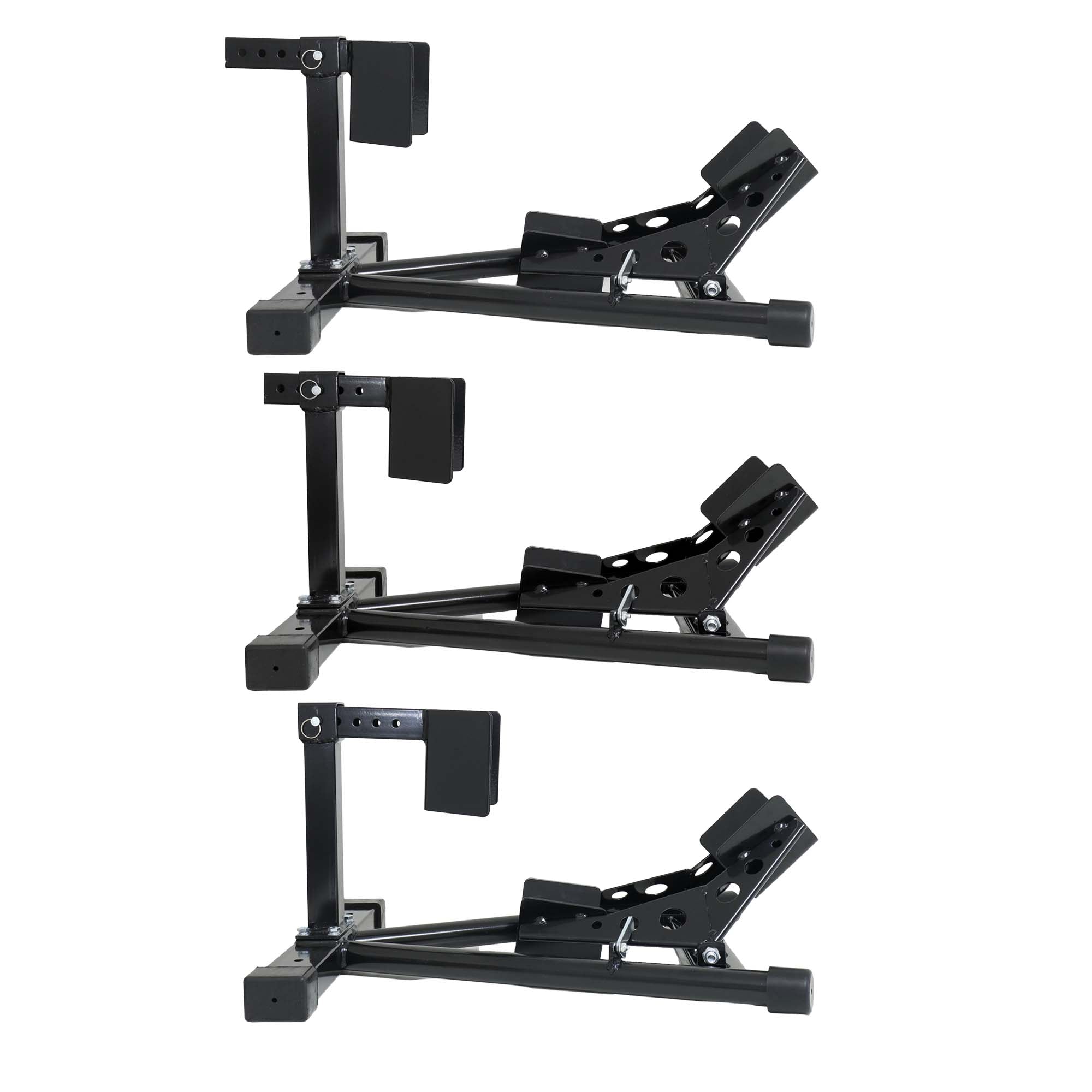 Motorradständer 750x505x350mm schwarz pulverbeschichtet 16-19"