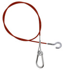 Abreißseil für Anhänger 1050mm mit Karabiner u. Haken