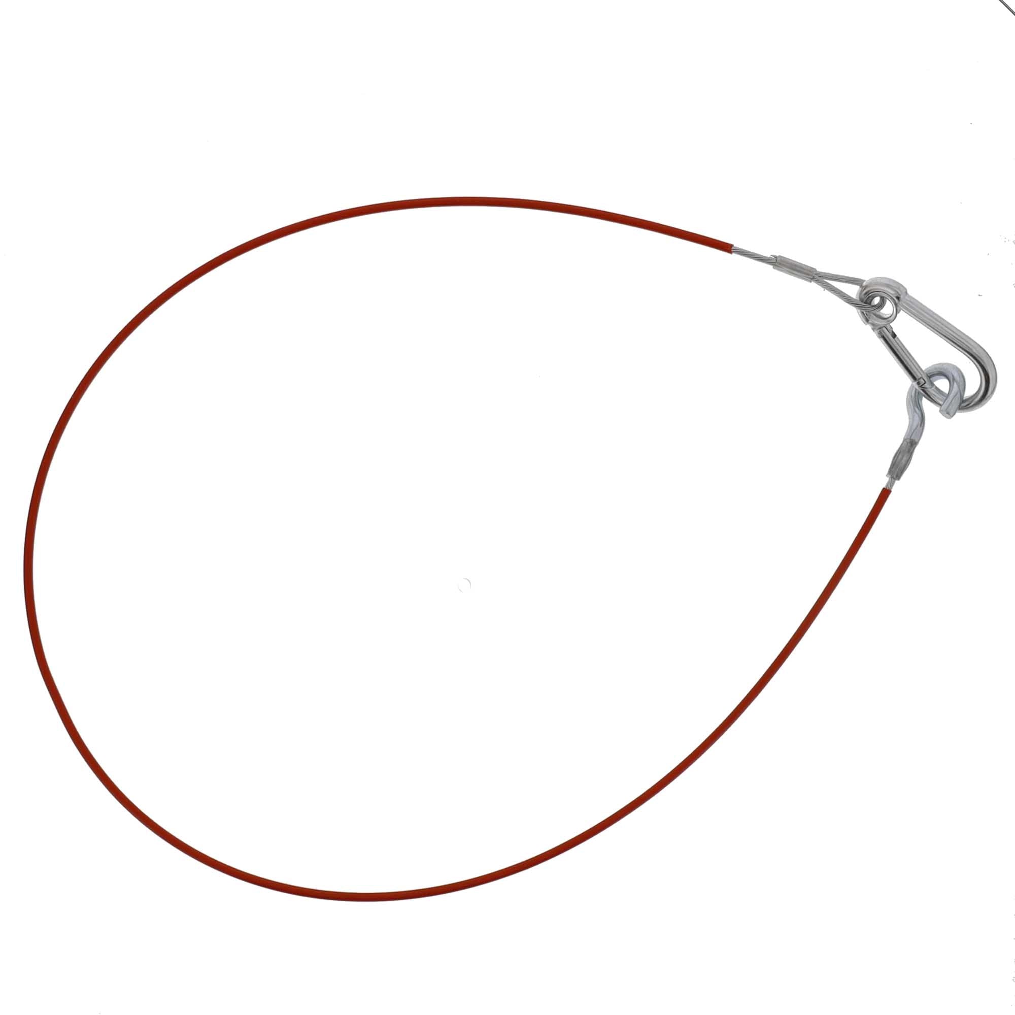 Abreißseil für Anhänger 1050mm mit Karabiner u. Haken
