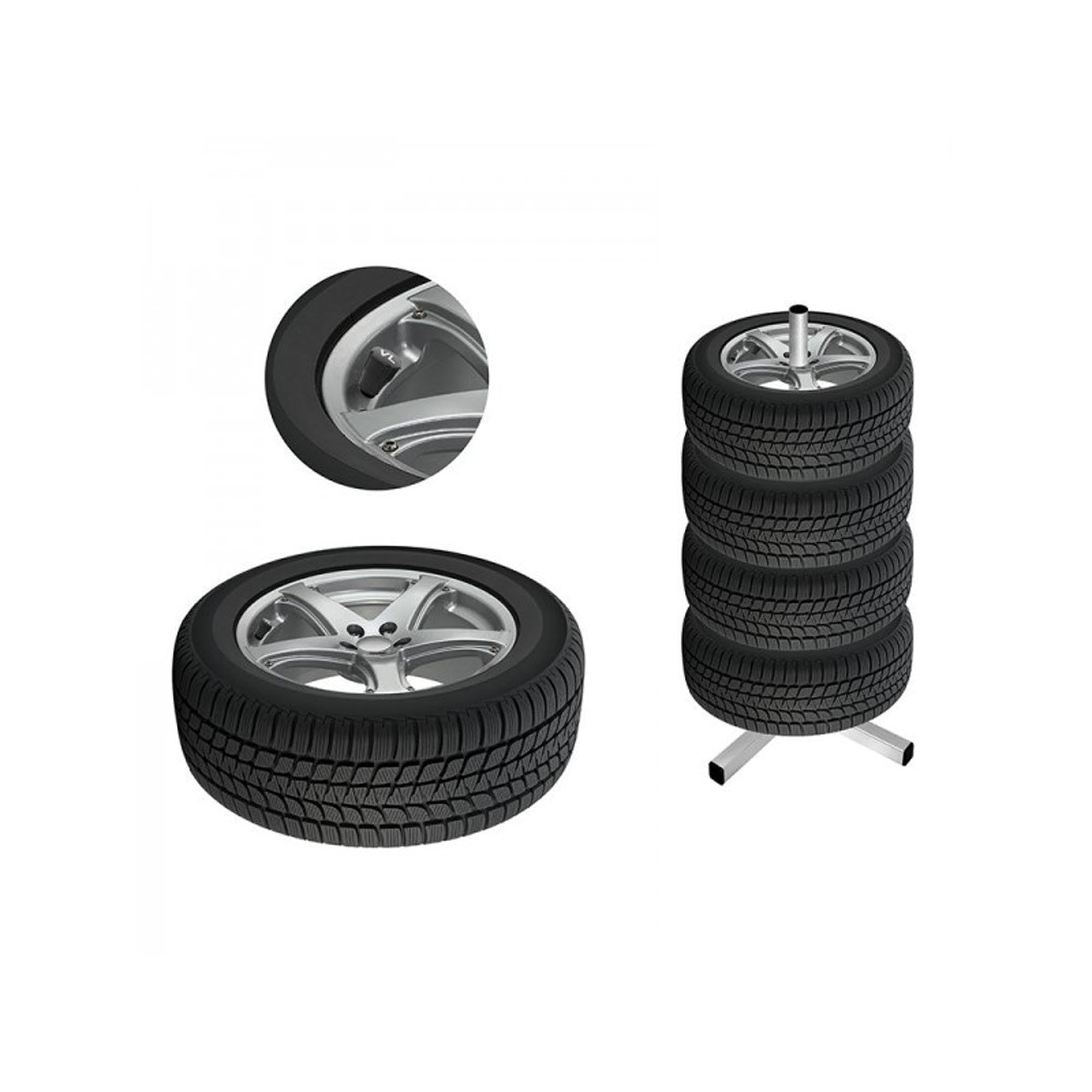 Rad-Markierungsset Ventilkappen 8-teilig