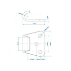 Gegenhalter für Exzenterverschluss SPP Z-11A