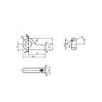 Gegenhalter für Exzenterverschluss SPP Z-16A