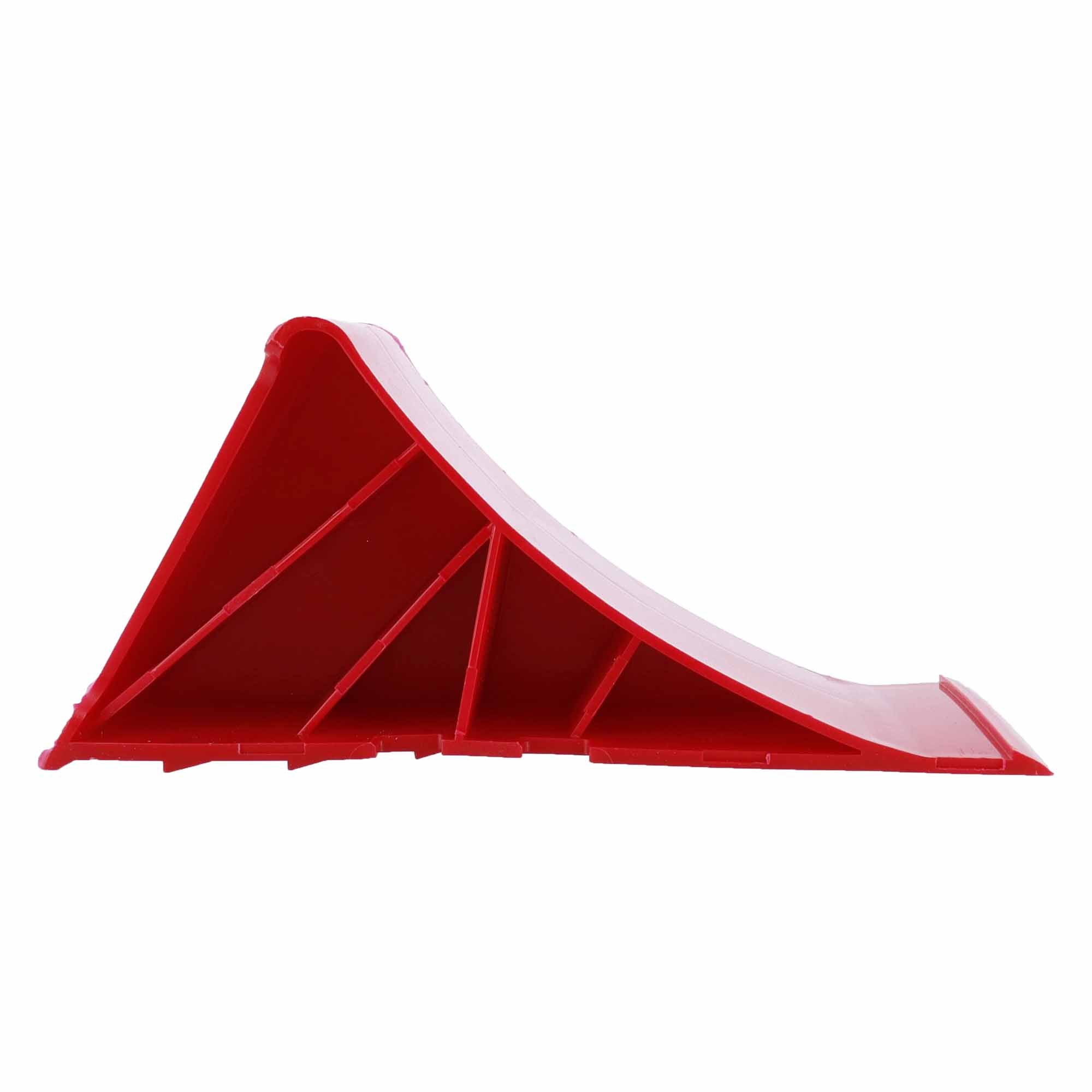 Unterlegkeil Bremskeil Rot mit Klipp-Halter