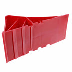 Unterlegkeil Bremskeil Rot mit Klipp-Halter