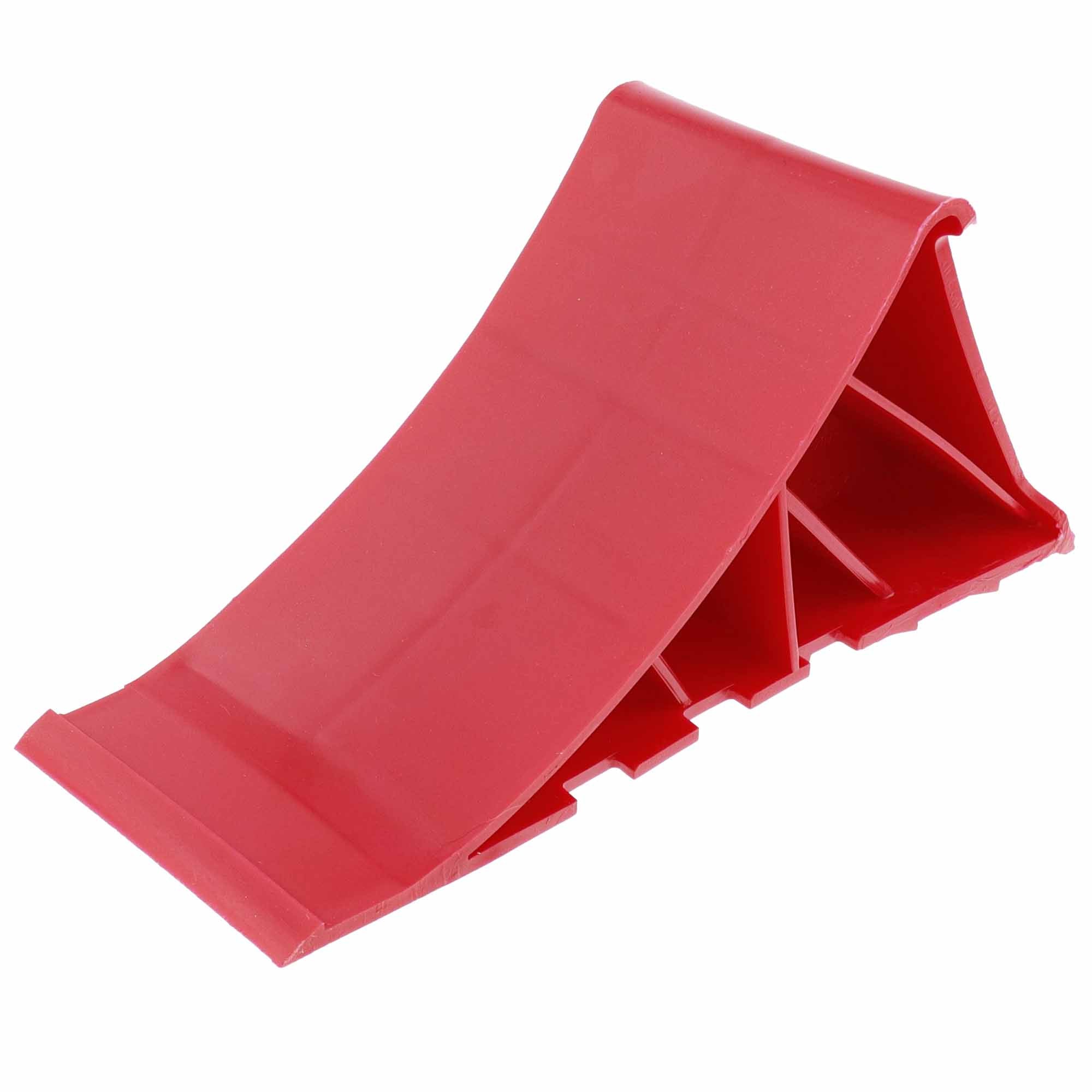 Unterlegkeil Bremskeil Rot mit Klipp-Halter