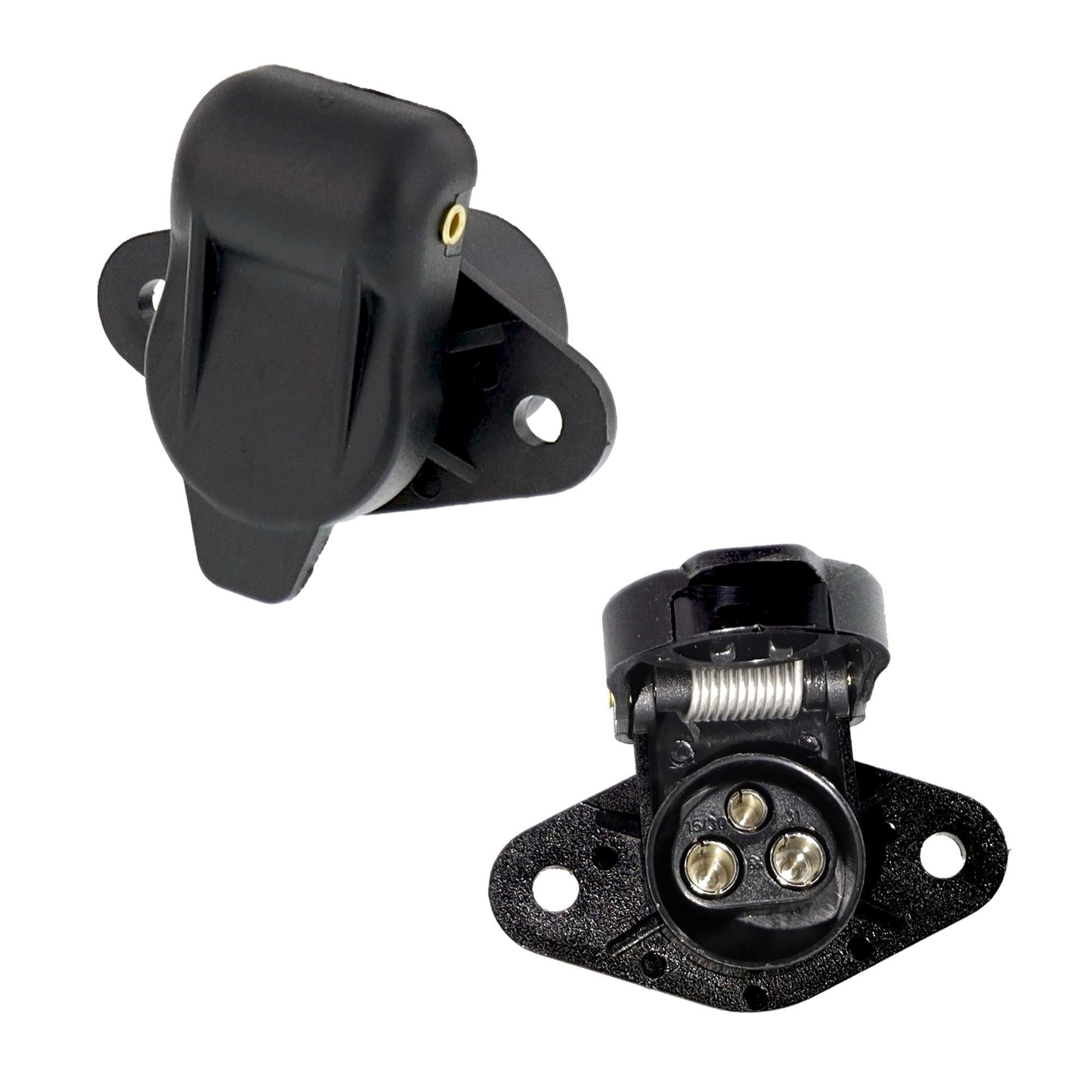 Set Stecker und Steckdose 3-polig nach DIN 9680 TheDrive trailerteile.eu.