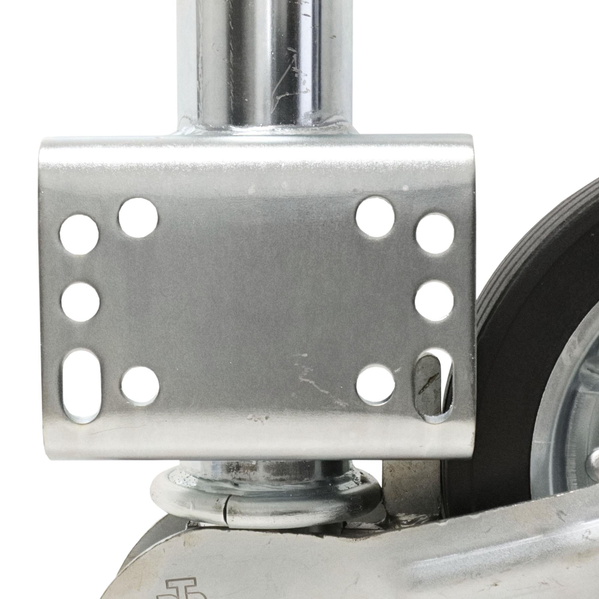 Stützrad 500KG TD60PV 225x65 XL-Länge mit Ergo-Griff