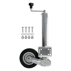 Anhänger Automatik Stützrad 60mm 400kg Stützlast mit Anbausatz TheDrive trailerteile.eu.
