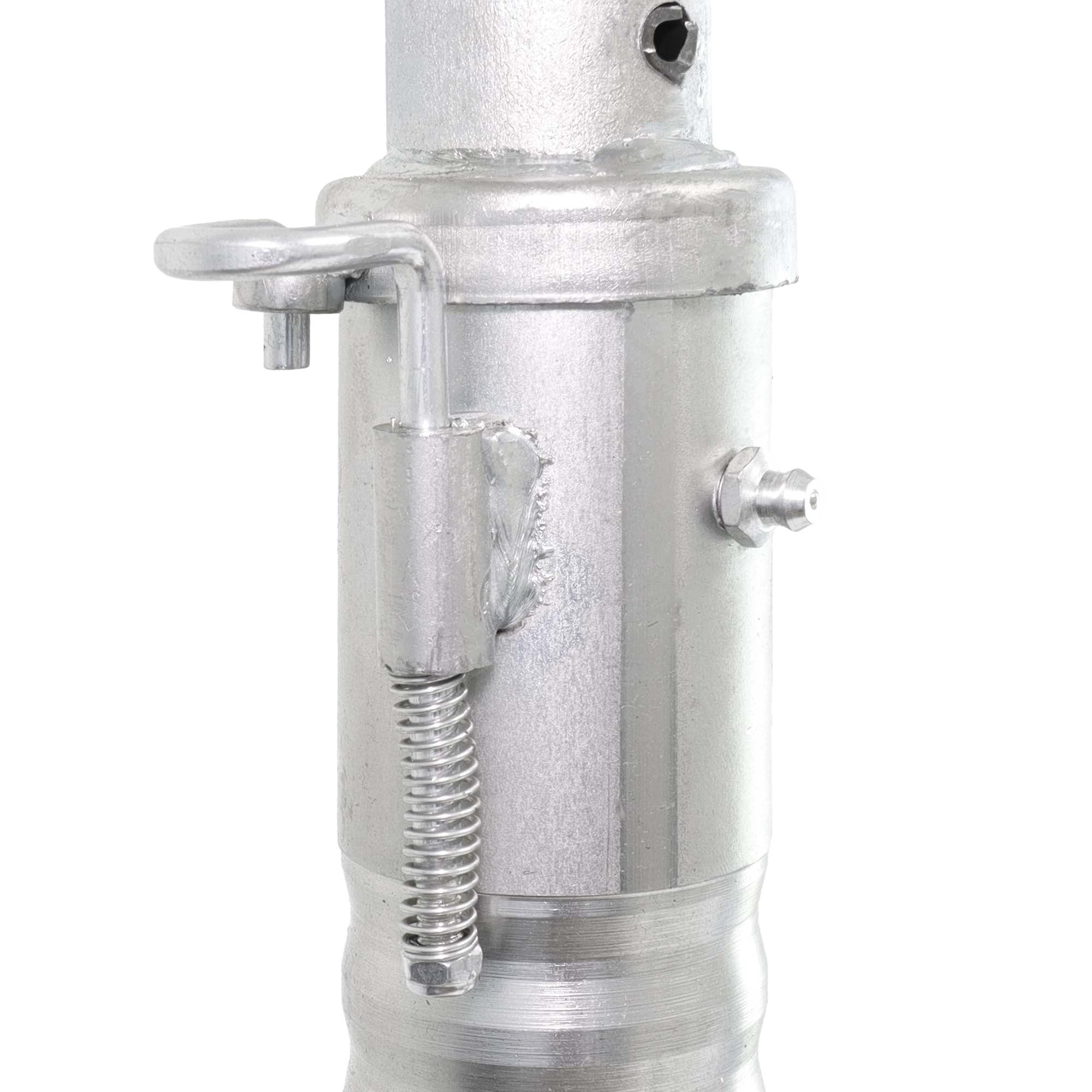 Stützrad 48mm mit Vollgummi-Reifen 300kg gerippte Ausführung