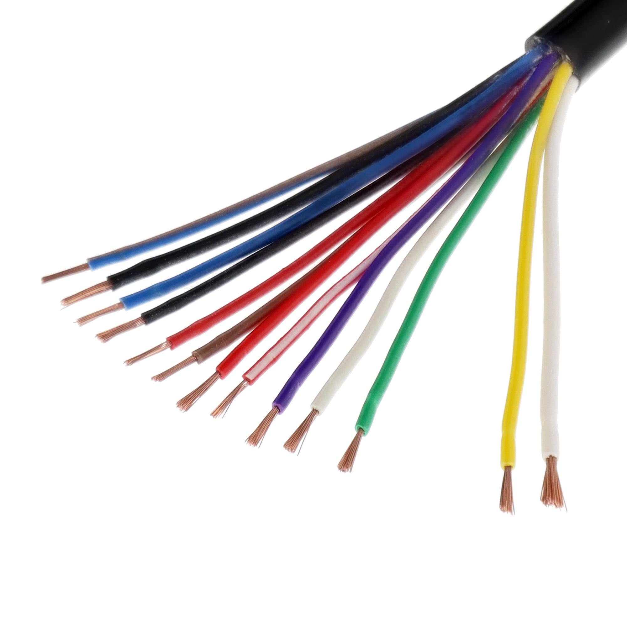 Anhängerkabel 13pol. 11x0,75mm² / 2x1,5mm² (Meterware)