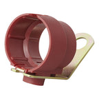 Anhänger Steckerhalter für 7/13 polige Stecker Rot Kunststoff