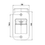 LED-Seitenmarkierungsleuchte Begrenzungsleuchte rechts 12-24Volt Umrissleuchte