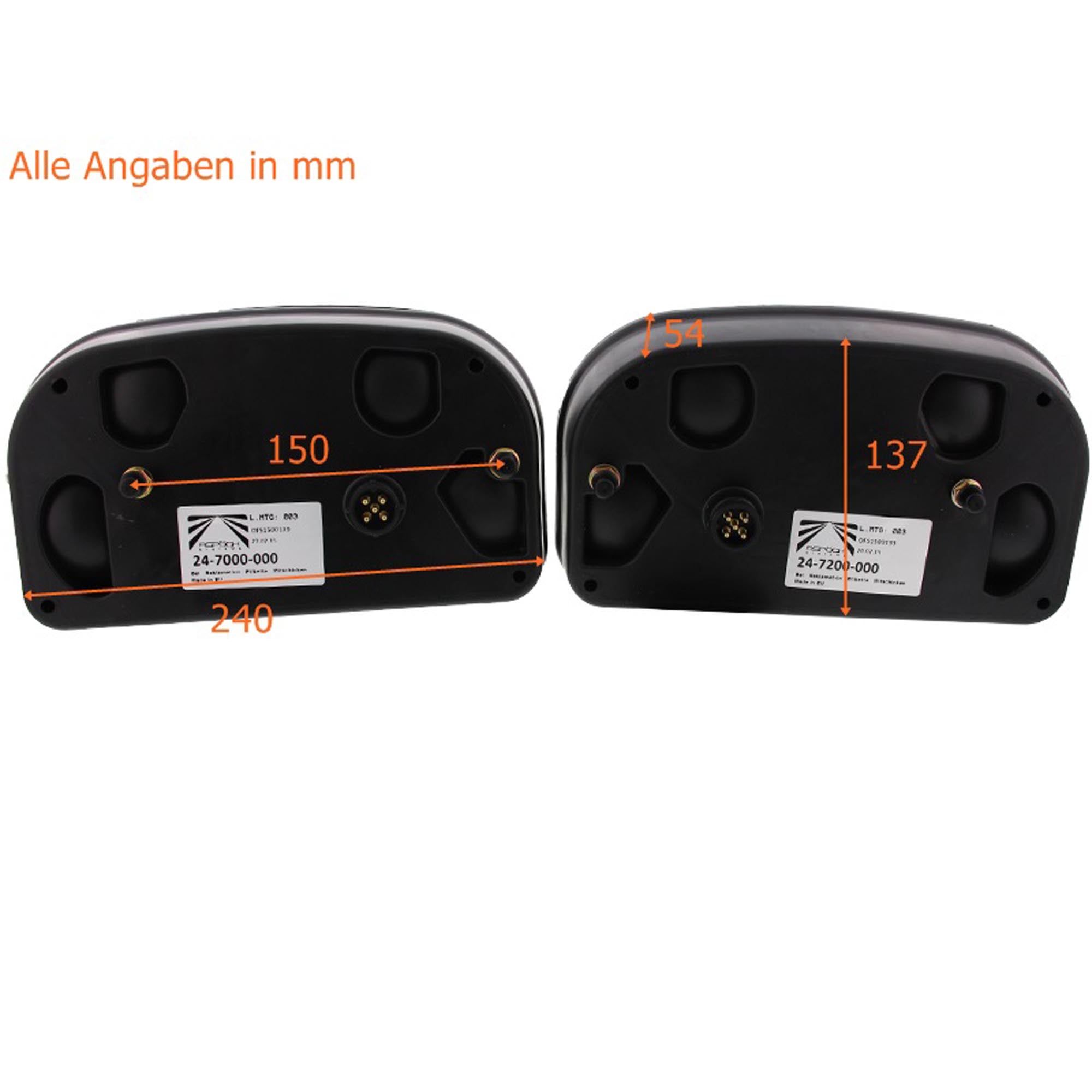 Aspöck Multipoint 2 Rückleuchtensatz 13-pol.