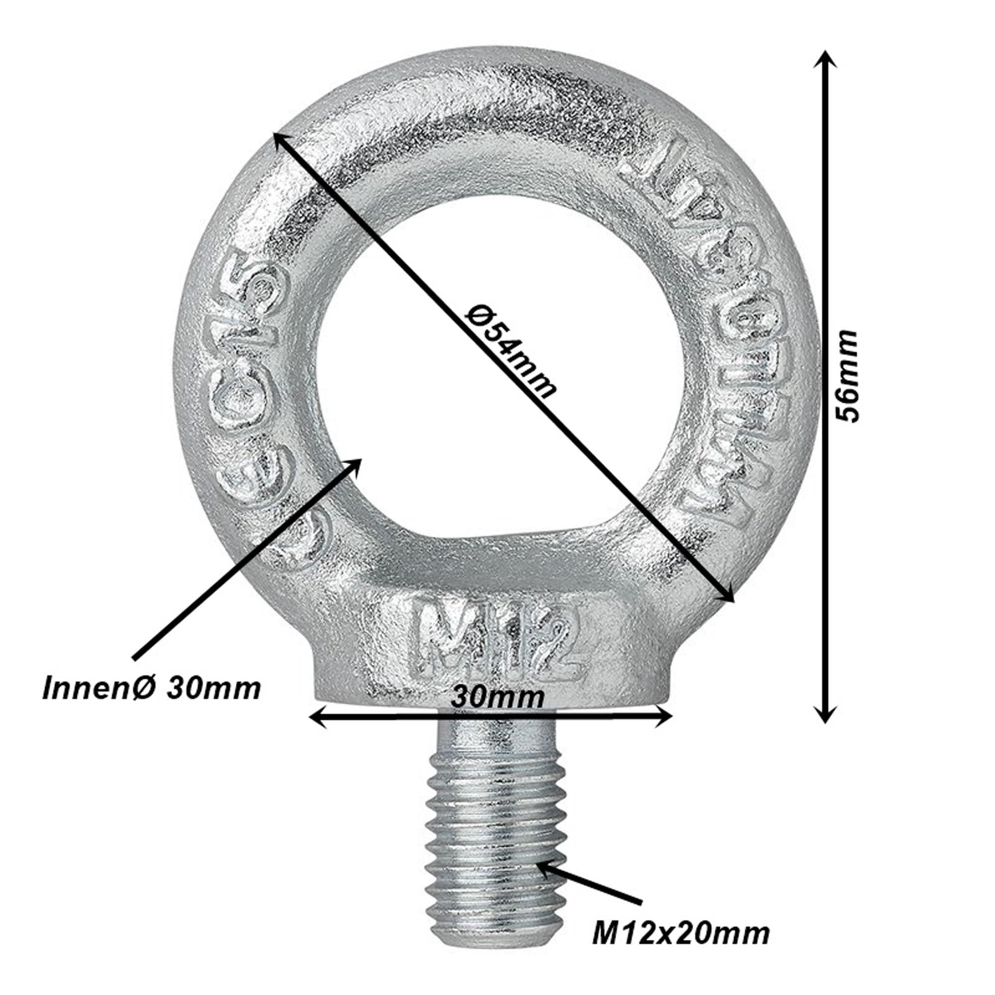 Ringschraube M8/M10/M12