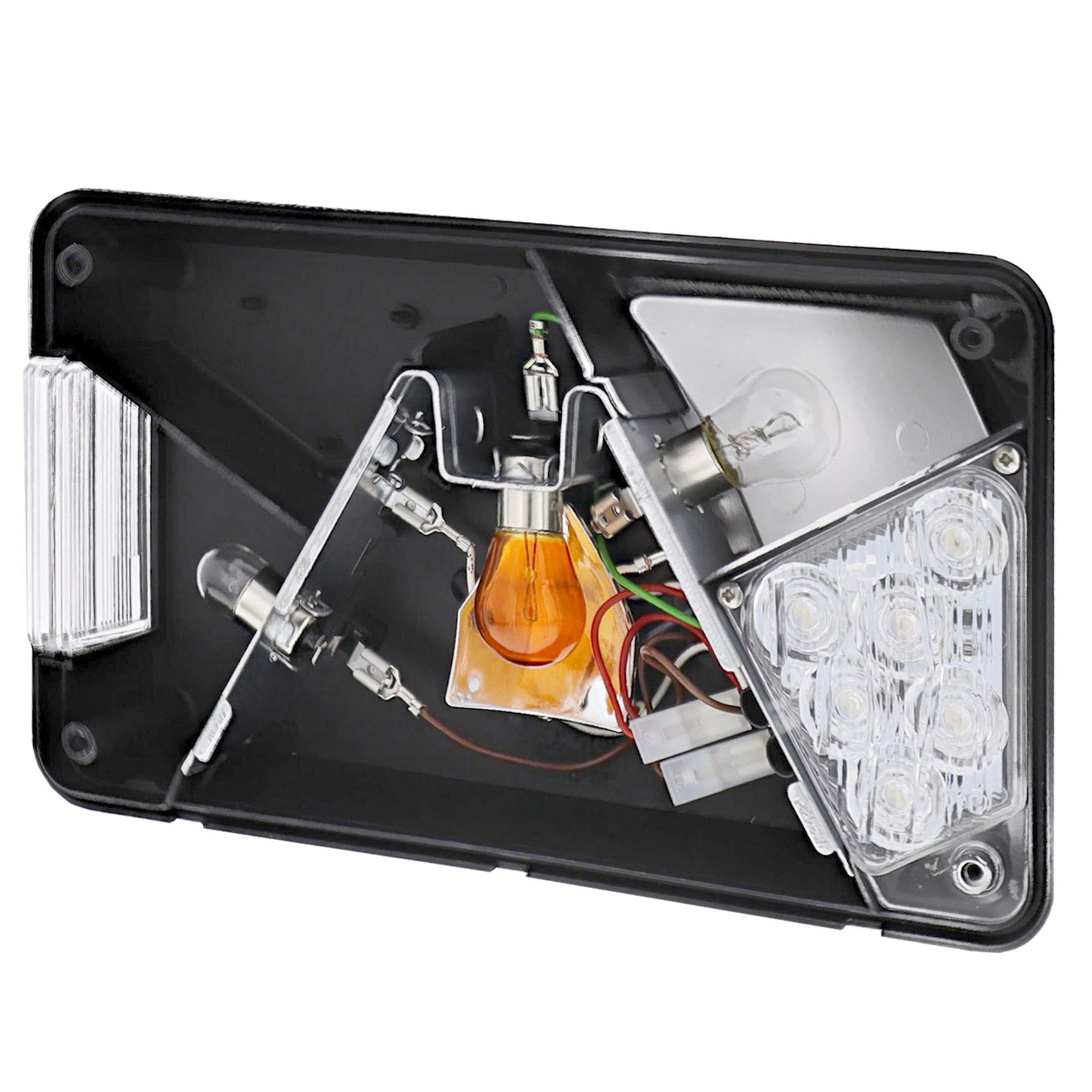 ASPÖCK Multipoint 5V LED Rückleuchten Satz mit Kabel 4m 13-p