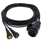 ASPÖCK Multipoint 5V LED Rückleuchten Satz mit Kabel 5m 13-p