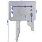 Knott Stützrad-Konsole für KF7.5 / KF13 / KF17 / KF20 Auflaufeinrichtung verstärkt