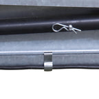 Anhänger Chassisklemmen Kabelklemmen Ø8mm / 43x12mm Federstahl