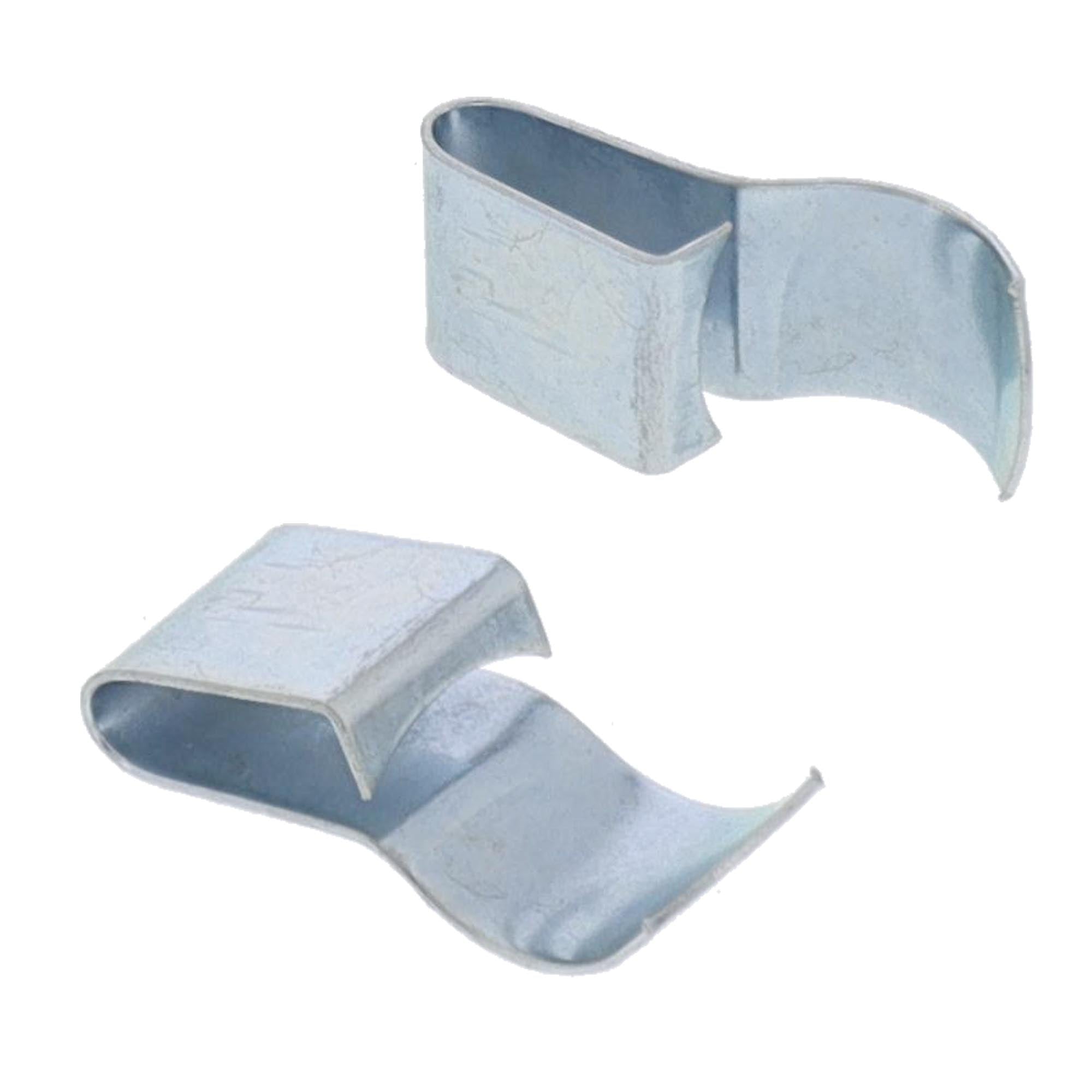 Anhänger Chassisklemmen Kabelklemmen Ø6mm / 28x12mm Federstahl