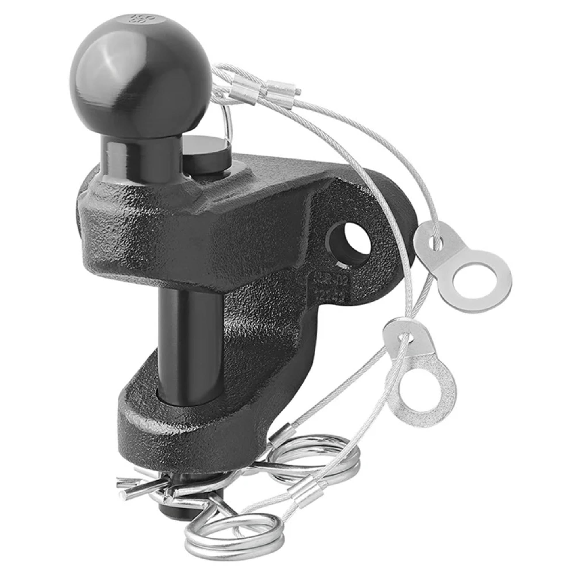 Anhängerkupplung Zweifach Ø50mm 3.500kg Schwarz