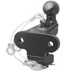 Anhängerkupplung Zweifach Ø50mm 3.500kg Schwarz