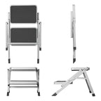 Doppeltrittstufe faltbar für Haushalt, Wohnwagen, Werkstatt