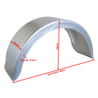 Kotflügel Stahlblech B260 x S750 x H390 verzinkt