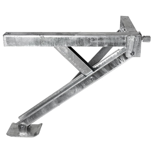 AL-KO Ausdrehstütze mit Klappfuß, verzinkt VL oder HR  Hub 480mm AL-KO trailerteile.eu.