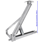 AL-KO Ausdrehstütze mit Klappfuß, verzinkt VL oder HR  Hub 480mm