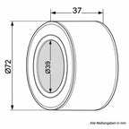 Radlagersatz Kompaktlager 39x72x37mm passend für Alko Knott Schlegl | wasserdicht