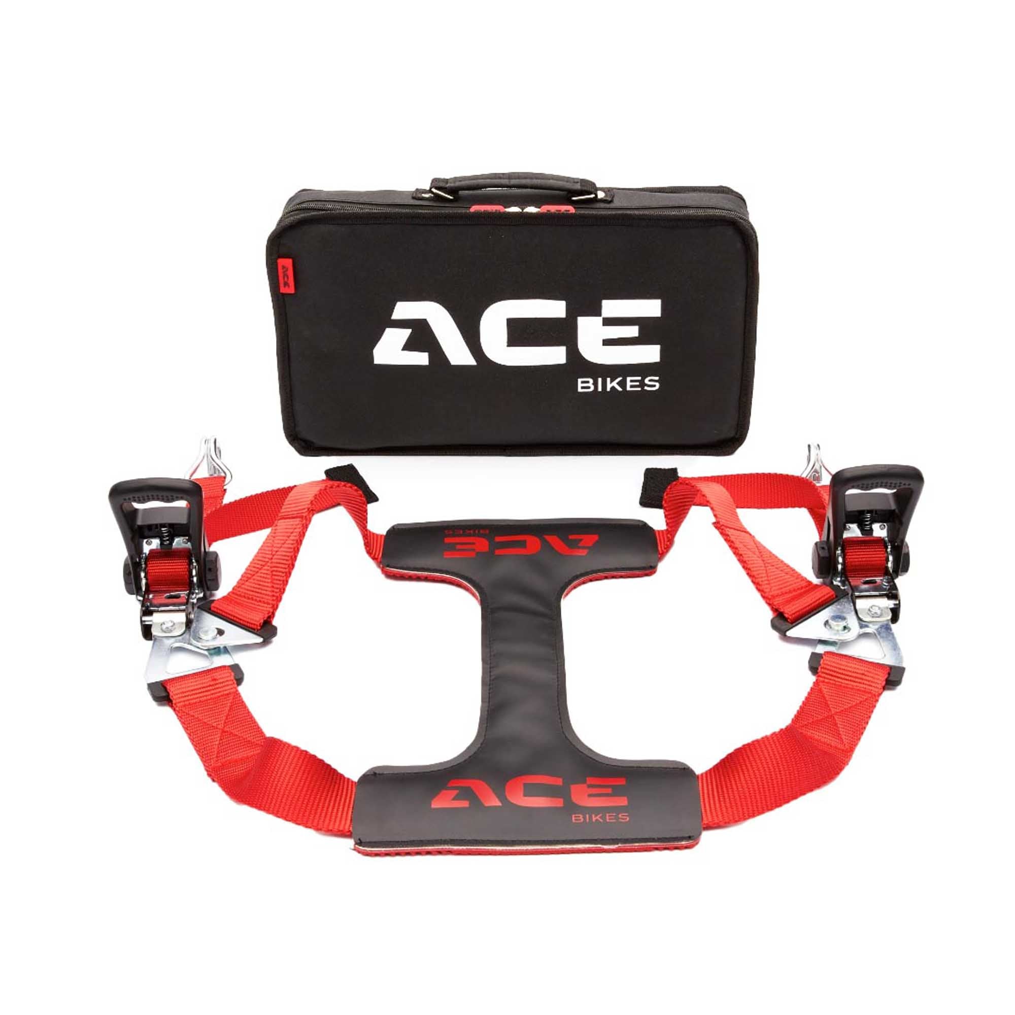 Acebikes Tyrefix® Pro  Motorrad-Transportsicherung Spanngurtsystem für Reifen