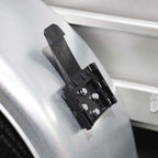 Unterlegkeil Bremskeil Schwarz mit Klipp-Halter