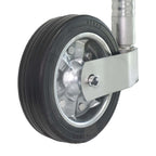 Stützrad 48mm mit Vollgummi-Reifen 300kg gerippte Ausführung