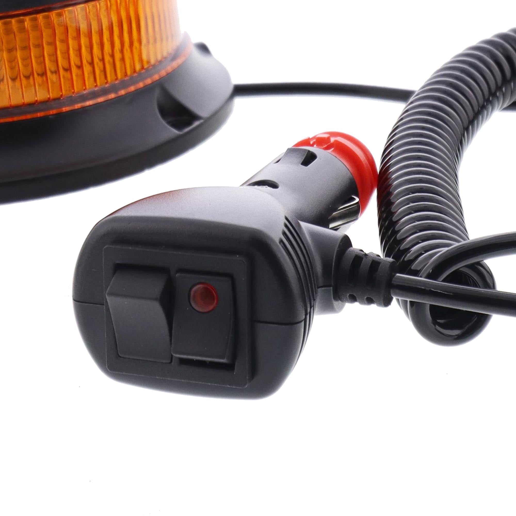 Rundumleuchte PICO orange R10 R65 mit 18LEDs und Magnethalterung KAMAR trailerteile.eu.