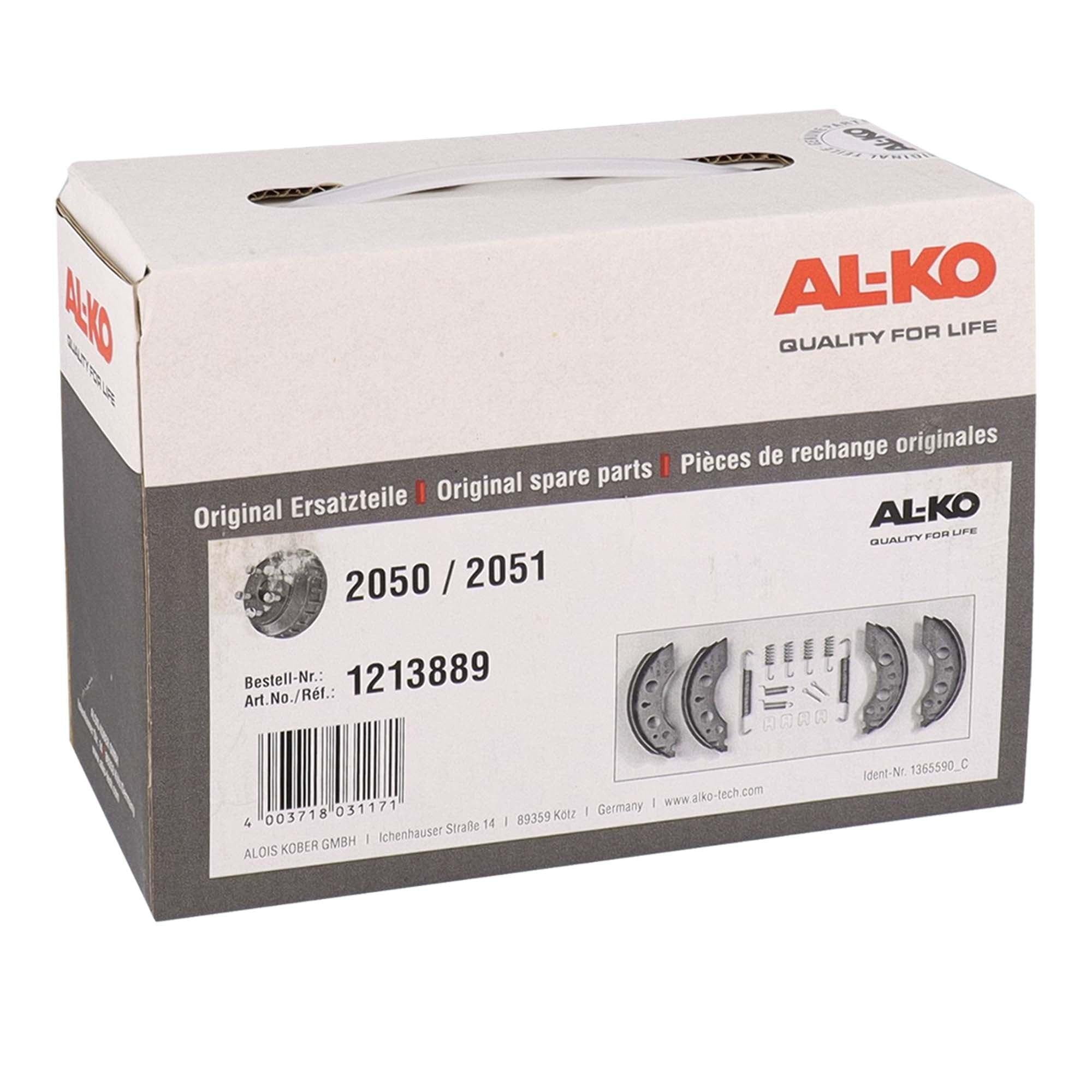 AL-KO Bremsbacken Satz 1213889 für 2050 / 2051 200x50mm AL-KO trailerteile.eu.