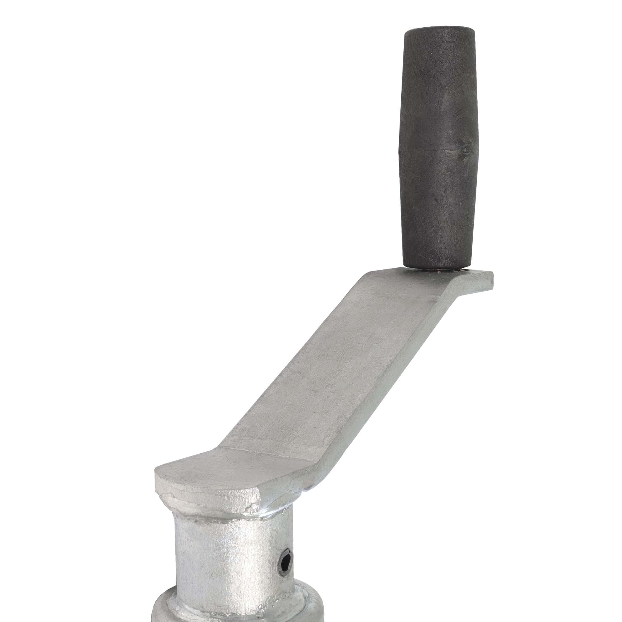 Stützrad 48mm mit Vollgummi-Reifen 300kg gerippte Ausführung