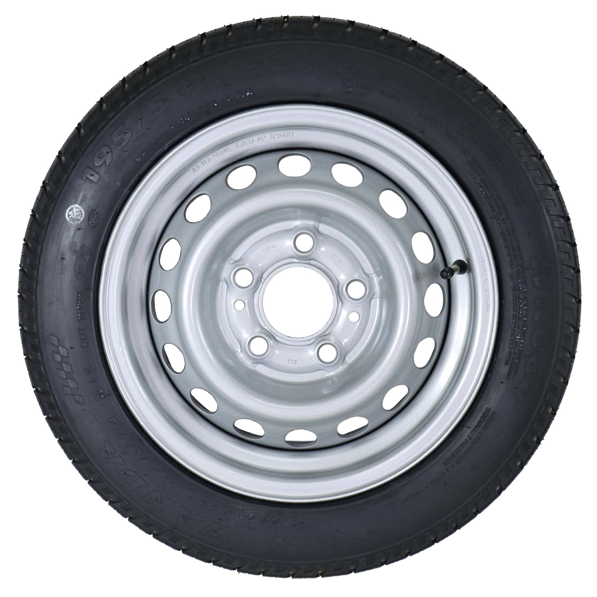 Komplettrad 195/50R13C 104/101N M+S auf 6Jx13H2 Felge 5x112 ET30