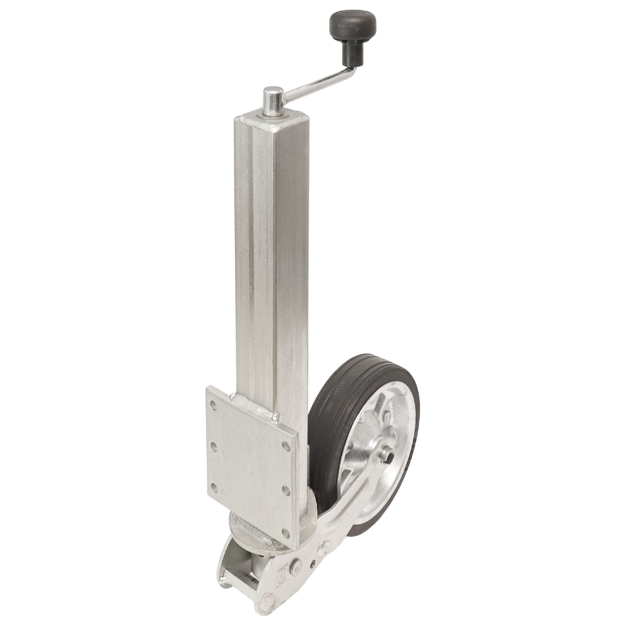 Automatik-Stützrad 60mm Vierkant, 6-Loch, 500kg Stützlast