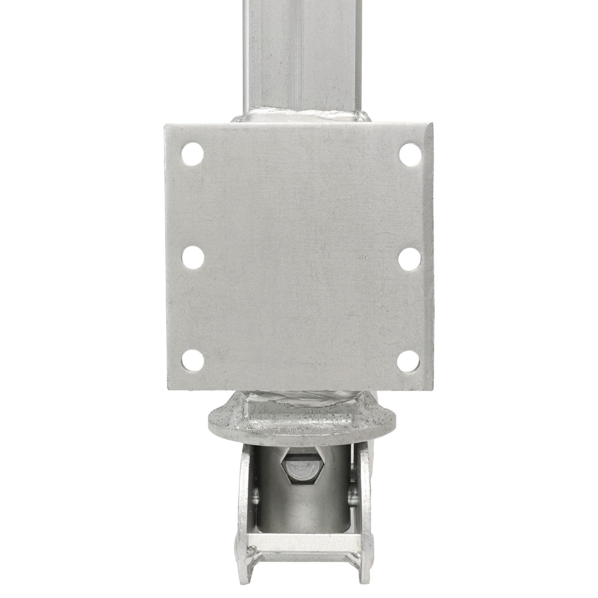 Automatik-Stützrad 60mm Vierkant, 6-Loch, 500kg Stützlast