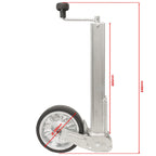 Automatik-Stützrad 60mm Vierkant, 6-Loch, 500kg Stützlast
