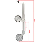 Automatik-Stützrad 60mm Vierkant, 6-Loch, 500kg Stützlast