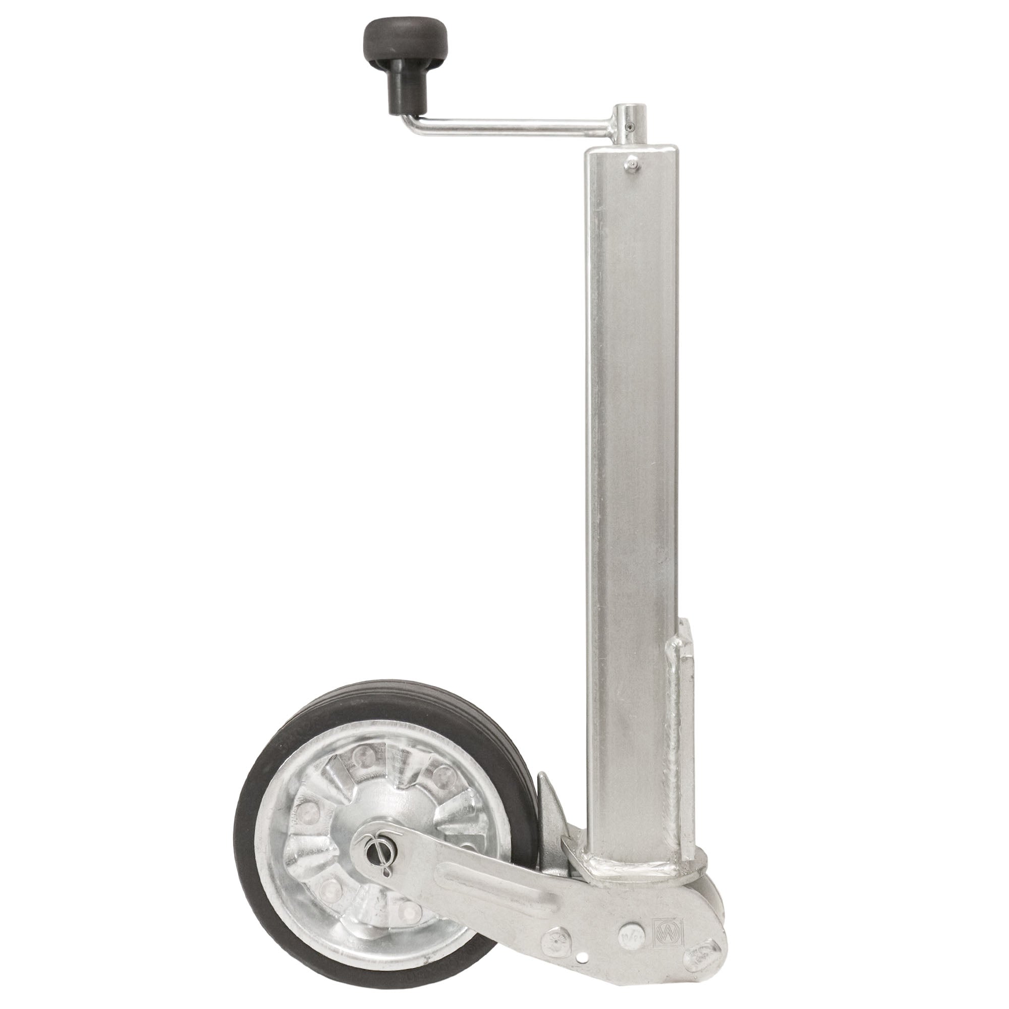 Automatik-Stützrad 60mm Vierkant, 6-Loch, 500kg Stützlast